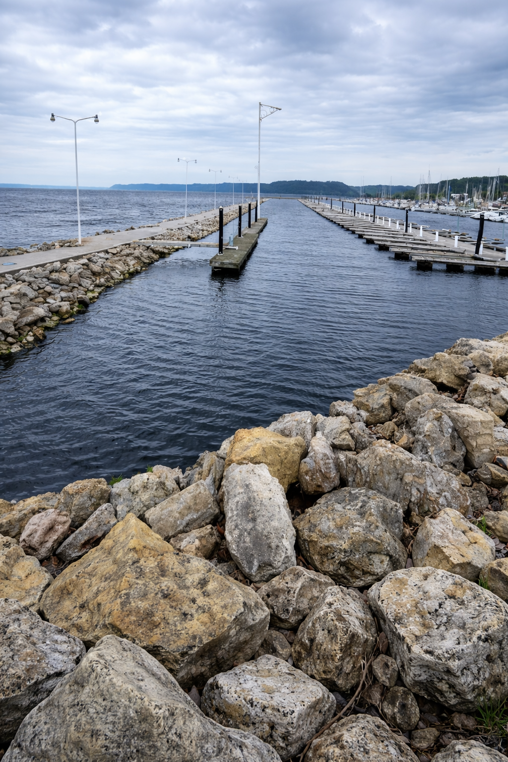 Pelican Point Marina dock and boat slips